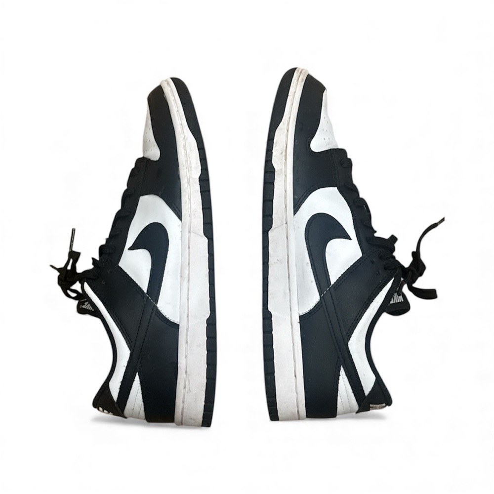 Nike Dunk Low Black White Panda Low Sneakers Size 12 - Picture 4 of 9